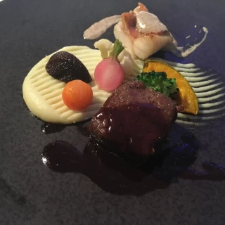 和牛とお魚です