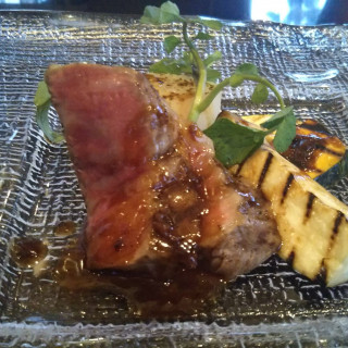 和牛のステーキはとても柔らかかったです。