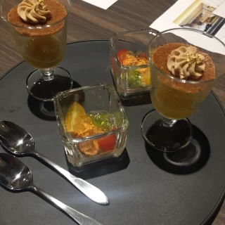 軽食もどれも綺麗で可愛かったです