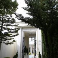 ホワイトハウスの入り口です。