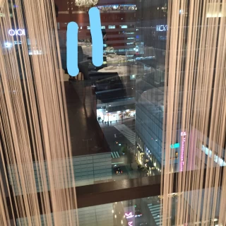 披露宴会場からの外の景色