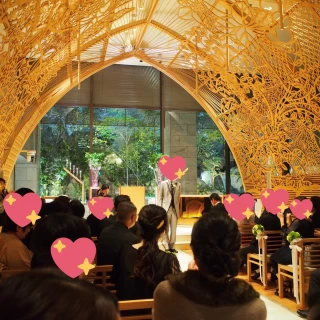 挙式時の全体写真です