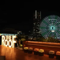 屋上の夜景