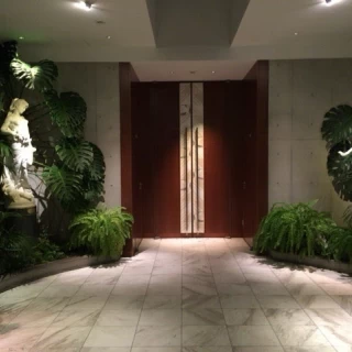 チャペルを開く前の光景です