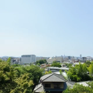 会場から見える景色