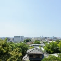 会場から見える景色