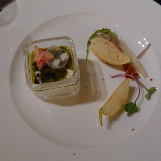 乾杯前の料理です