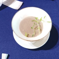 アワビの入ったスープです