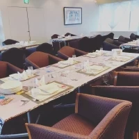 客席（テーブルクロスからほぼすべて持ち込みました）