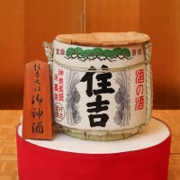 和式披露宴といえば鏡割りです