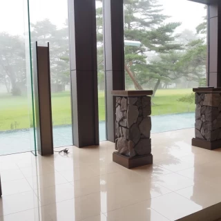 水が流れています