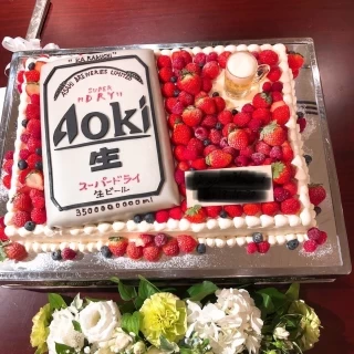 ビール好き夫婦なのでデザインをお願いしました