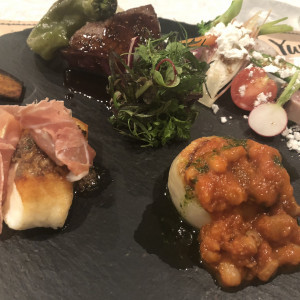 試食の料理
フルコースのメニューを1プレートに！|512008さんの風ノウタの写真(674964)