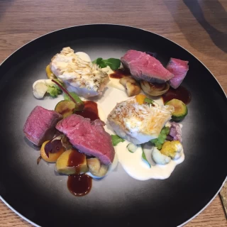 魚料理とお肉料理