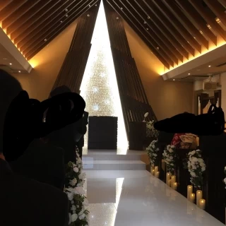 チャペル入場前