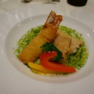 魚料理です。