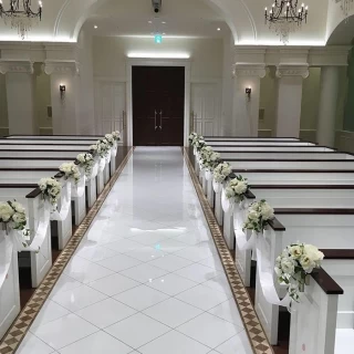 チャペル。新郎新婦目線