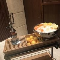 プレミアムドリンク以上のプランにすれば生搾りGFジュース有り