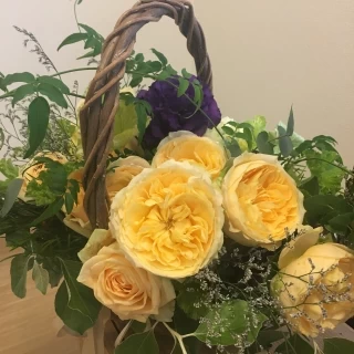 花かごブーケ