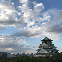 大阪城が目の前