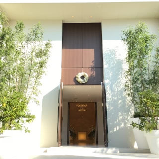 チャペル前の植栽