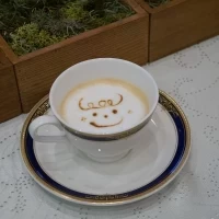 こんなかわいいカフェラテ