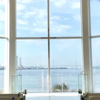 チャペルからは海が見渡せます。