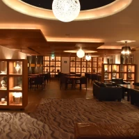 落ち着いたロビーです