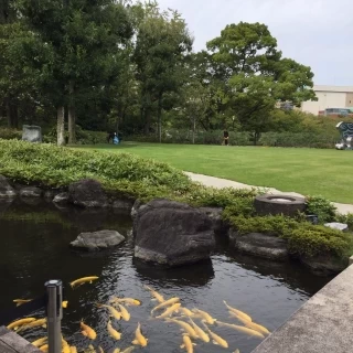 お庭も広くて壮観でした