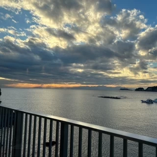 目の前に海が広がる絶景