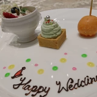 試食のデザート