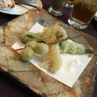 コースに天ぷらを追加しました