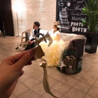 披露宴会場とは別の会場でスイーツパーティーも行いました。