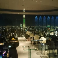 チャペルからみえる夜景です。