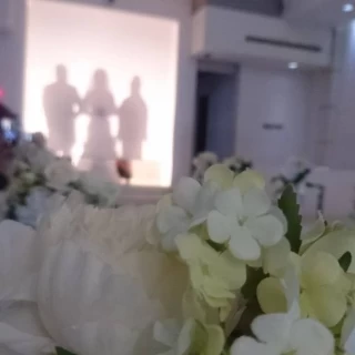 入場はシルエット入場にしました。