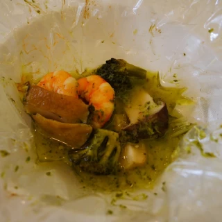 メインの魚料理