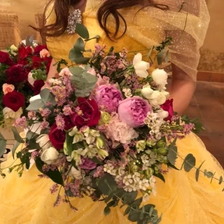 ホテル椿山荘でオーダーで作ったブーケ