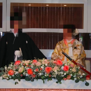 新郎新婦のテーブル