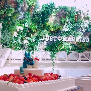 可愛いウエディングケーキ