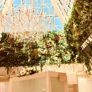 大きなシャンデリア