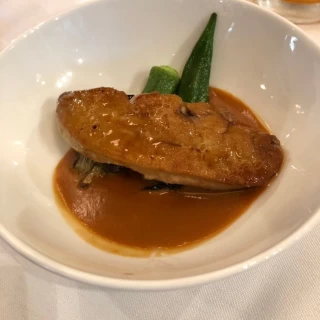 迎賓館名物のフォアグラです。何度でも食べたい一品です