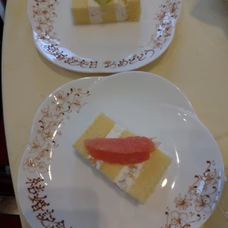 ケーキ、記念日等の方へのメッセージ