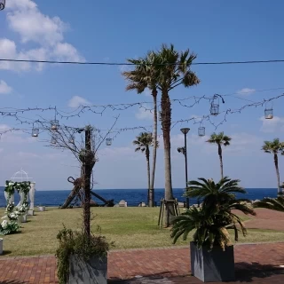 海が見えるガーデン