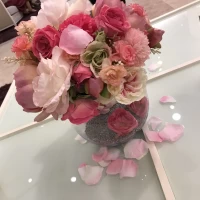 控え室 ここでウエルカムドリンクもらいます