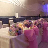 高砂席は可愛くして頂きました