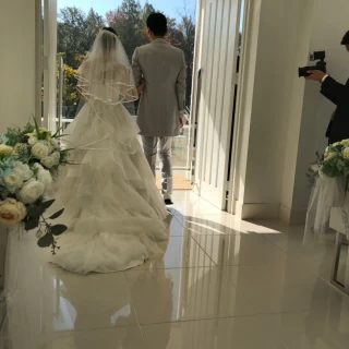 新郎新婦退場