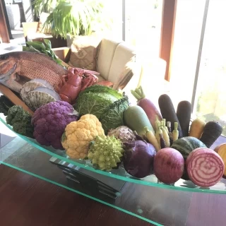 その日の料理に使用された食材