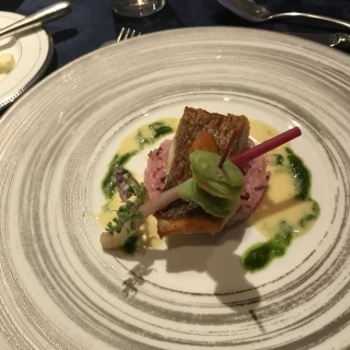 和テイストの魚料理