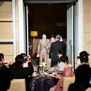 披露宴会場入り口