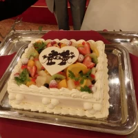 大好きなキャラクターのケーキを作ってもらいました
